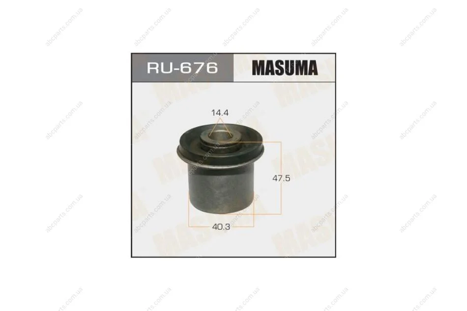Сайлентблок переднього верхнього важеля Mitsubishi L200 (09-) (RU-676) MASUMA RU676 (фото 1)
