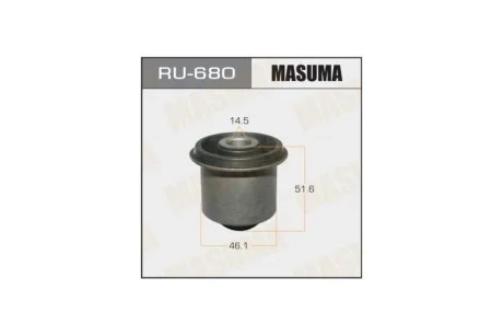 Сайлентблок переднього верхнього важеля Mitsubishi L200 (05-), Pajero Sport (08-15) (RU-680) MASUMA RU680