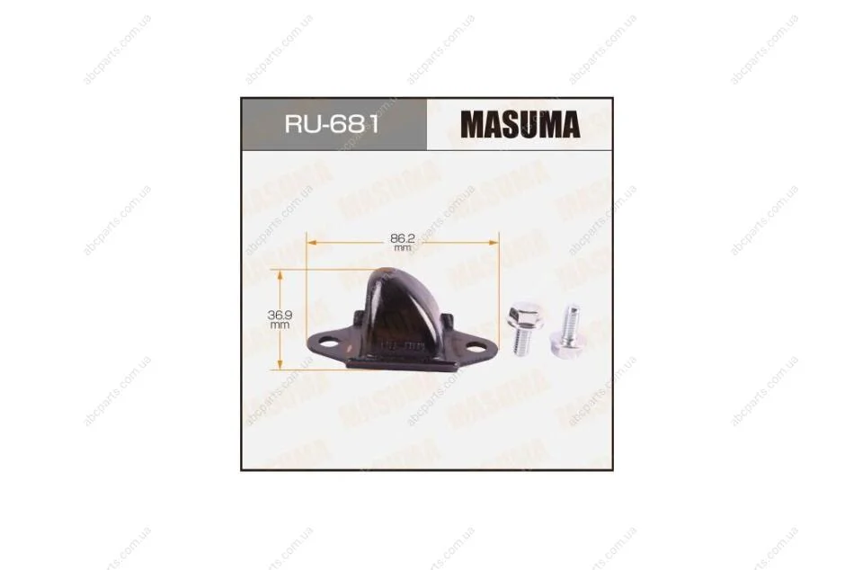 Відбійник передня верхня Mitsubishi PAJERO SPORT, L200 / KH8W, KB4T (RU681) MASUMA 'RU681 (фото 1)