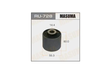 Сайлентблок LAND CRUISER, LX470 / UZJ100L, UZJ100W задн нижн (RU-728) MASUMA RU728