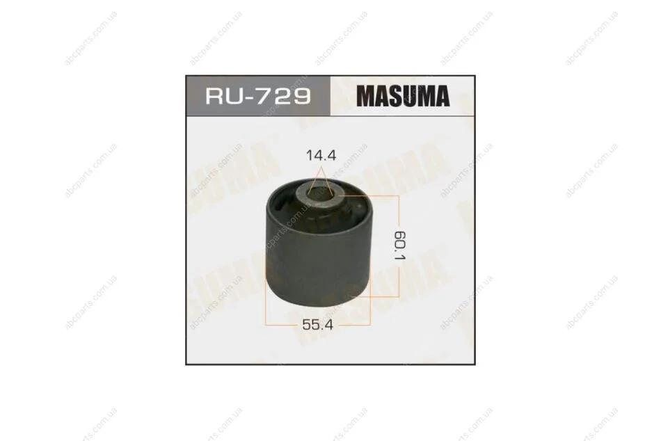 Сайлентблок LAND CRUISER, LX470 / UZJ100L, UZJ100W задн. (RU-729) MASUMA 'RU-729 (фото 1)