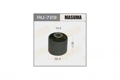 Сайлентблок LAND CRUISER, LX470 / UZJ100L, UZJ100W задн нижн MASUMA 'RU-729