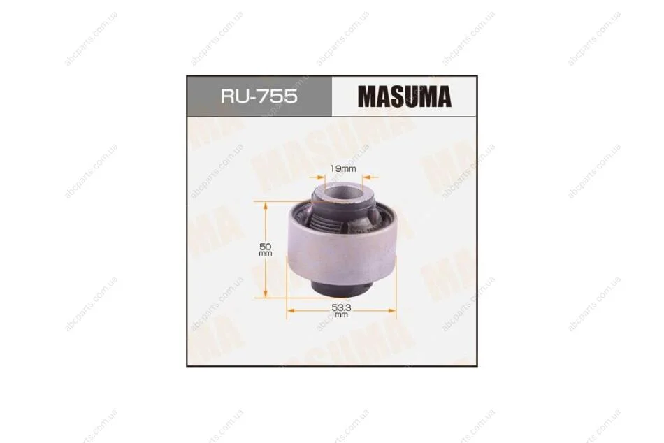 Сайлентблок (RU-755) MASUMA RU755 (фото 1)