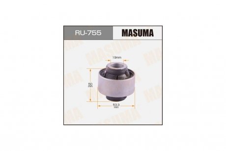 Сайлентблок (RU-755) MASUMA RU755