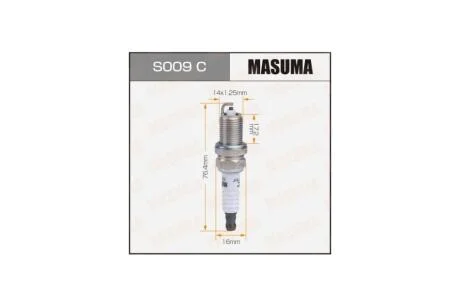 Свеча зажигания NICKEL BKR5EY-11 (2355) (S009C) MASUMA 'S009C