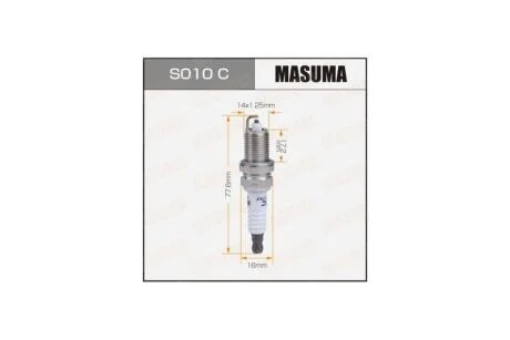 Свеча зажигания NICKEL ZFR5F-11 (2262) MASUMA S010C