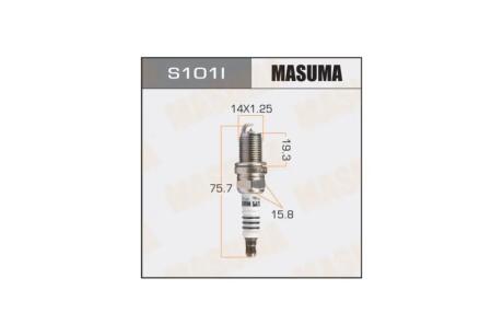 Свічка запалювання іридієва MASUMA S101I