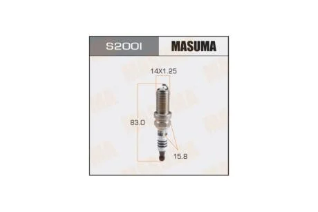 Свічка запалювання MASUMA S200I
