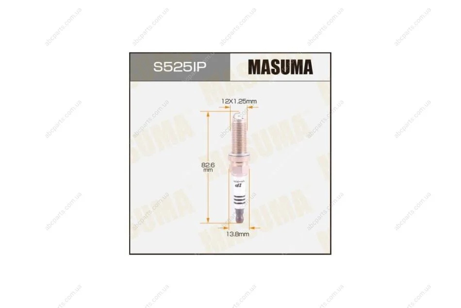 Свічка запалювання IRIDIUM+PLATINUM (ILKAR7L11) Masuma MASUMA S525IP (фото 1)