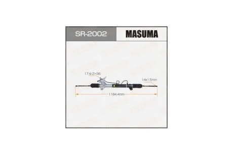 Рейка рульова Nissan X-TRAIL / T30 LHD (SR2002) MASUMA 'SR2002
