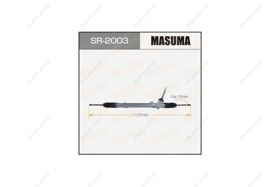 Рейка рулевая QASHQAI X-TRAIL / J10E T31 (SR-2003) MASUMA 'SR2003 (фото 1)