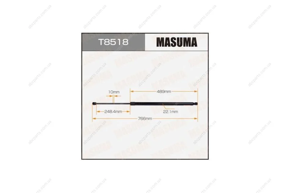 Амортизатор багажника L=766mm MASUMA T8518 (фото 1)