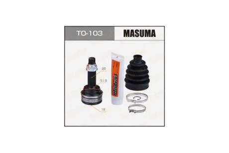 ШРУС наружн RAV4 2005-2012 (TO-103) MASUMA 'TO103