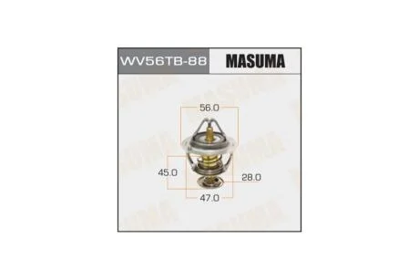 Термостат WV56TB-88 TOYOTA AURIS TOURING SPORTS (WV56TB-88) MASUMA 'WV56TB88