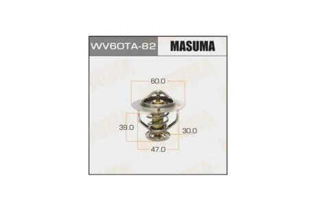 Термостат WV60TA-82 TOYOTA HILUX IV (WV60TA-82) MASUMA 'WV60TA82