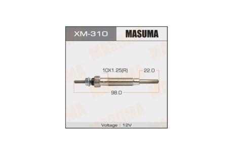 Свеча накала PM- 75 /4D56 (XM-310) MASUMA 'XM310