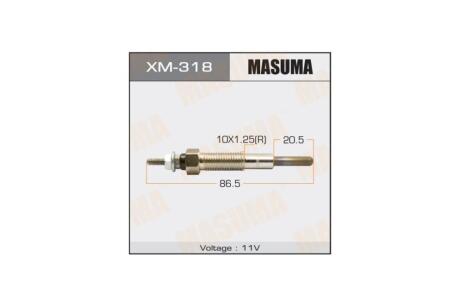 Свеча накала PM-164 /4D56 (XM-318) MASUMA 'XM318
