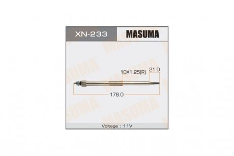 Свеча накала YD25 NISSAN MURANO III MASUMA XN233