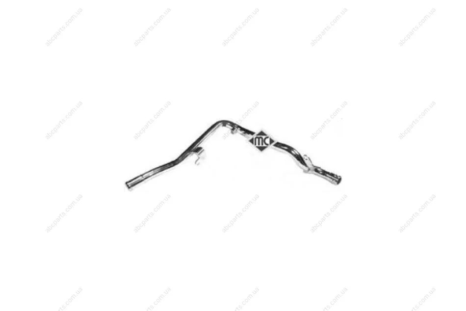 Патрубок радиатора Peugeot Bipper / Citroen Nemo 1.3 HDI (05-) Metalcaucho '03214 (фото 1)