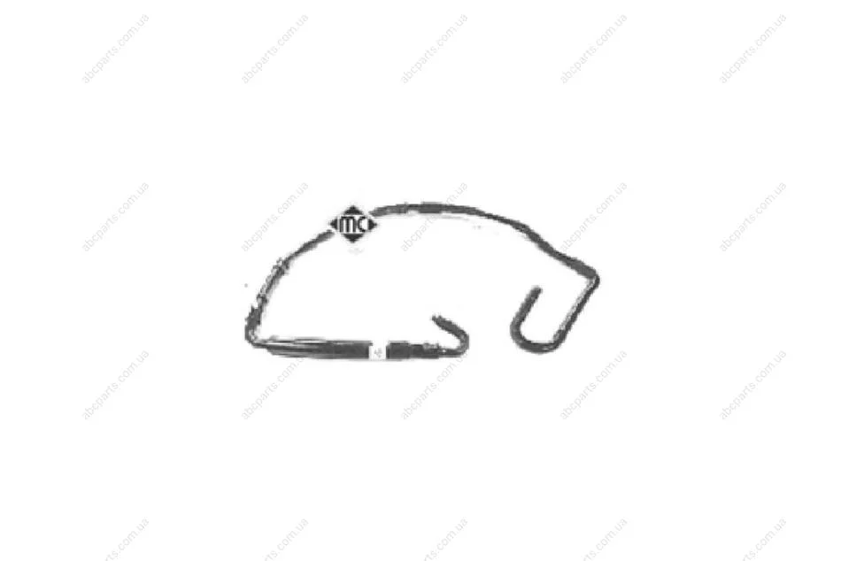 Патрубок радіатора Citroen Zx/Peugeot 306 1.9TD (92-) Metalcaucho '08321 (фото 1)