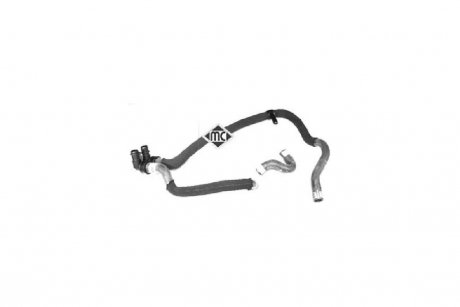 Патрубок системы отопления Citroen Berlingo, Xsara/Peugeot Partner 1.9D (02-) Metalcaucho '08555