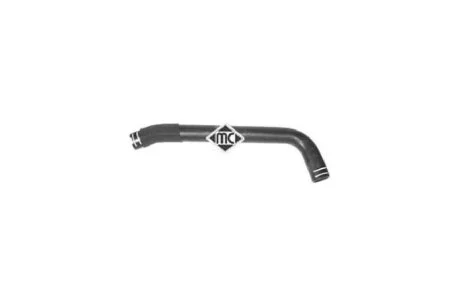 Патрубок радіатора Fiat Ducato 2.0JTD (01-) Metalcaucho '08897