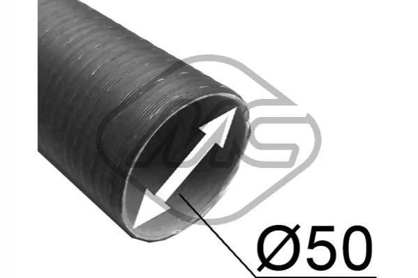 Шланг обігрівача 50x500 универсальный (0) Metalcaucho 2208 (фото 1)