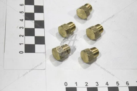 Пробка сливная 2101 блока цилиндров 10х1 латунь (кратно 5) Метиз-Авто Vin-01155