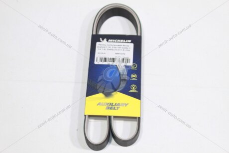 Ремінь поліклиновий (тефлон) Skoda Ocatvia II 1.6, 2.0d/ VW Caddy II 1.4, 1.6i, Caddy (III,IV) 1.6, 2.0d MICHELIN '6PK1070