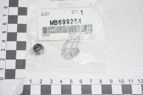 Втулка гумлва направляючого пальця передн суппорта Lancer IX X Outlander II MITSUBISHI MB699264