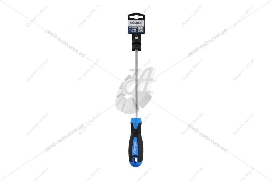 Отвертка плоская SL6х200мм MOLDER MT32011 (фото 1)