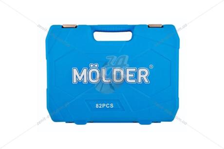 Набір інструментів у кейсі 82 предметів 1/4 CR-V MOLDER MT60082