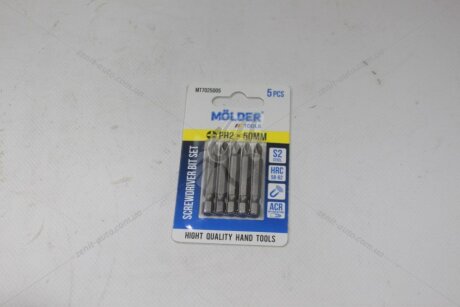 Набір біт PH2x50мм (к-т 5шт) (блістер) MOLDER 'MT7025005