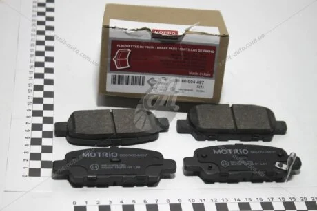 Колодки гальмівні задні (комплект) Renault Koleos (08-) Motrio 8660004497