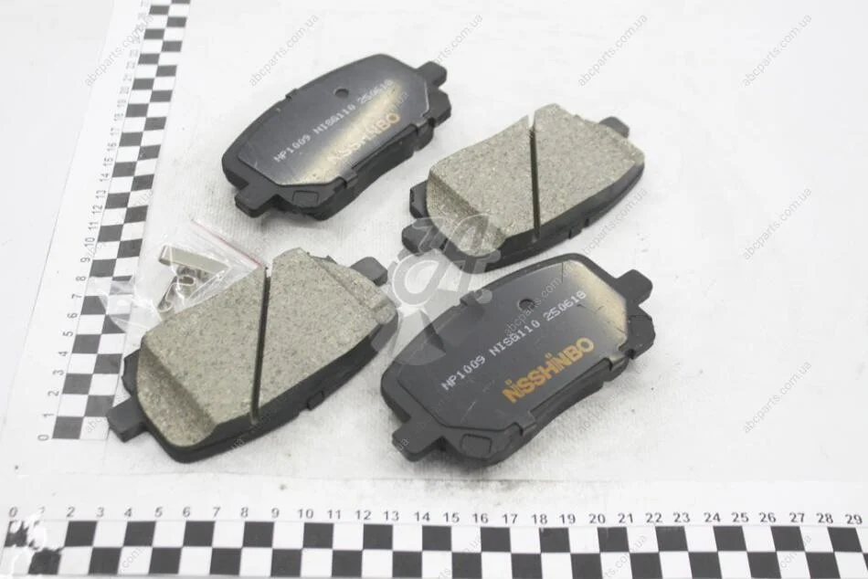 Колодки гальмівні дискові передні Toyota Avensis 2.0, 2.4 (01-11) NISSHINBO NP1009 (фото 1)