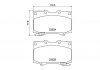 Колодки тормозные дисковые передние Strong Ceramic Land Cruiser (J100) (98-07) NISSHINBO NP1018SC (фото 1)