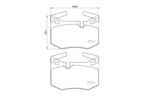 Колодки тормозные дисковые задние Lexus GS (11-), RC (14-) NISSHINBO NP1147