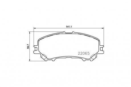 Колодки тормозные дисковые передние Renault Kadjar (15-) NISSHINBO NP2074