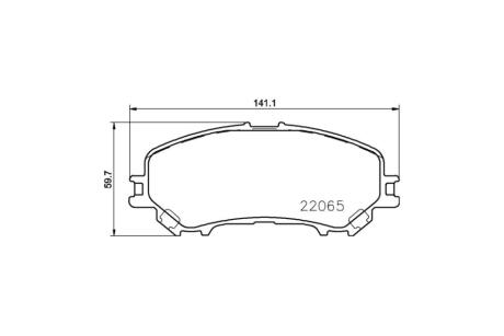 Колодки тормозные дисковые передние Renault Kadjar (15-) NISSHINBO NP2074