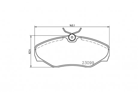 Колодки тормозные дисковые Nissan Primastar (02-),Renault Trafic II (01-) NISSHINBO NP2098