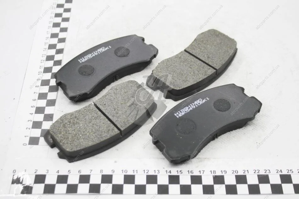 Колодки гальмівні дискові передні Mitsubishi Lancer 1.3, 1.6 (03-) NISSHINBO NP3005 (фото 1)