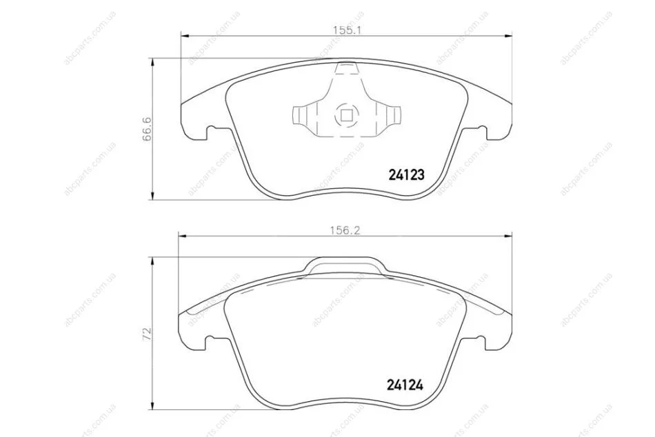 Колодки гальмівні дискові передні Ford Galaxy (06-15)/Mondeo (07-15)/S-Max (06-14)/Citroen C5(01-)/Peugeot 407 SW (04-10) NISSHINBO NP5077 (фото 1)