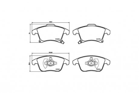 Колодки тормозные дисковые Ford Mondeo V (14-) NISSHINBO NP5079