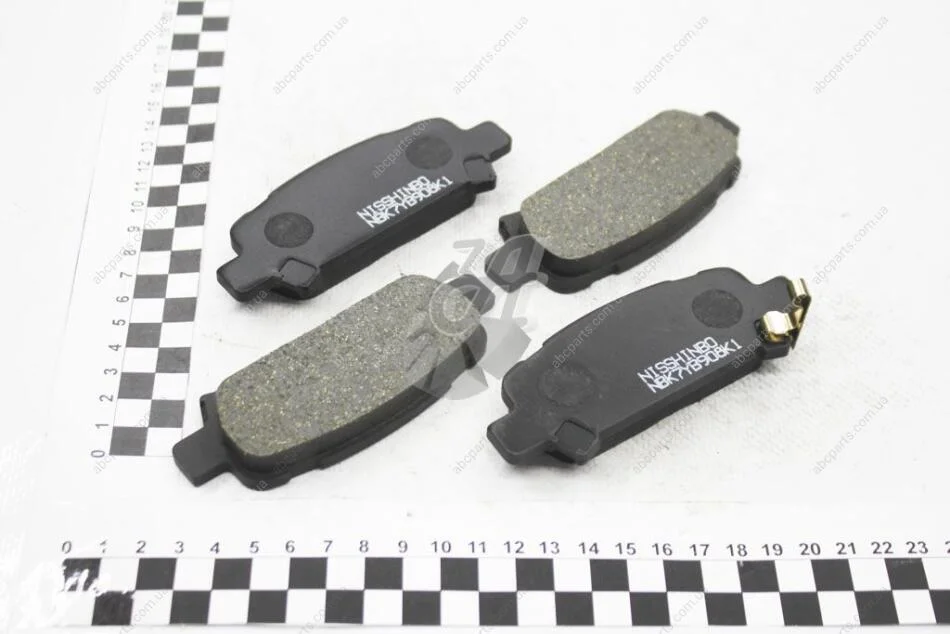 Колодки гальмівні дискові задні Subaru Legacy, Outback 2.0, 3.0 (03-) NISSHINBO NP7003 (фото 1)