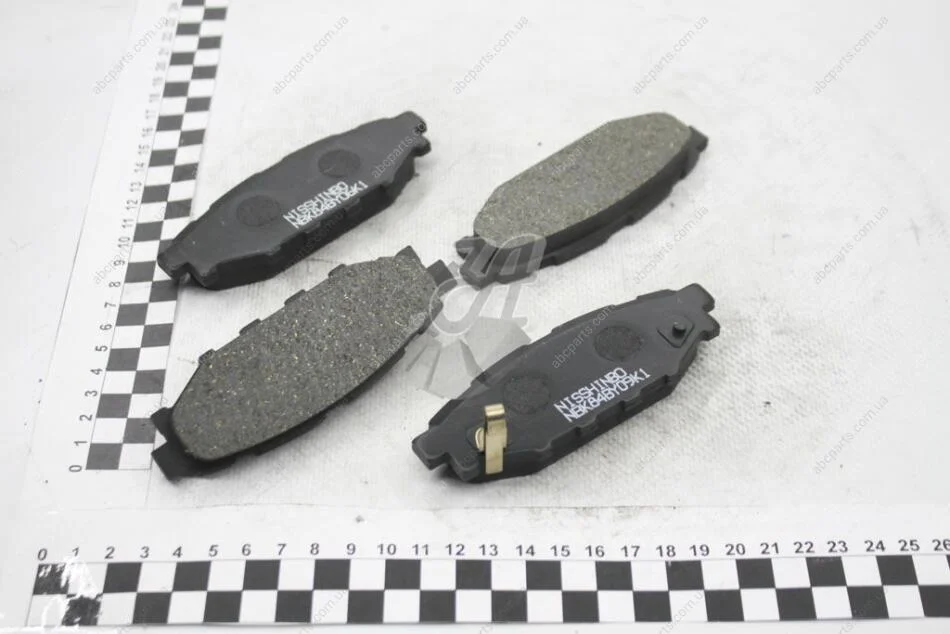 Колодки гальмівні дискові задние Subaru Forester, Impreza, Legacy, Outback 2.0, 2.2, 2.5 (03-) NISSHINBO NP7006 (фото 1)