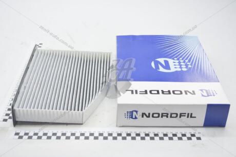 Фільтр салону (вугільний) Renault Logan 1.4, 1.6 (04-)/Duster 1.6, 2.0 (11-)/Sandero 1.4, 1.6 (07-)/Clio 1.2-2.0 (05-)/Twingo 1.2, 1.6 (07-)/Nissan Micra 1.2-1.6 (03-)/Note 1.4, 1.6 (06-)/Lada Largus 1.6 (12-) NORDFIL CN1045K