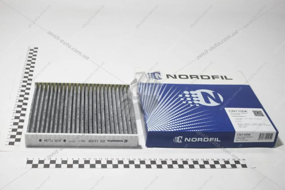 Фільтр салону CITROEN Nemo, FIAT Dobl? / Dobl? Cargo (152/263), Fiorino (225)/OPEL Combo D (X12), PEUGEOT Bipper NORDFIL CN1105K (фото 1)