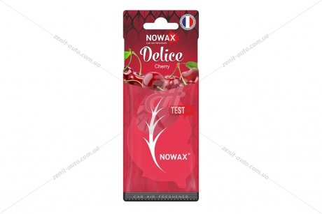 Ароматизатор - стикер бумажный Delice Cherry NOWAX NX00079