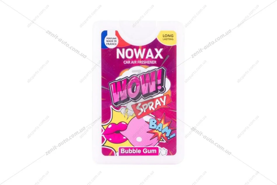 Ароматизатор повітря спрей WOW Spray 18ml - Bubble Gum Nowax NOWAX NX00137 (фото 1)