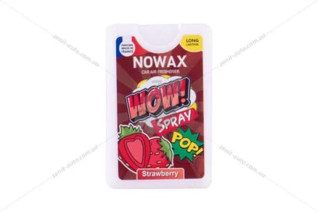 Ароматизатор повітря спрей WOW Spray 18ml - Strawberry Nowax NOWAX NX00143